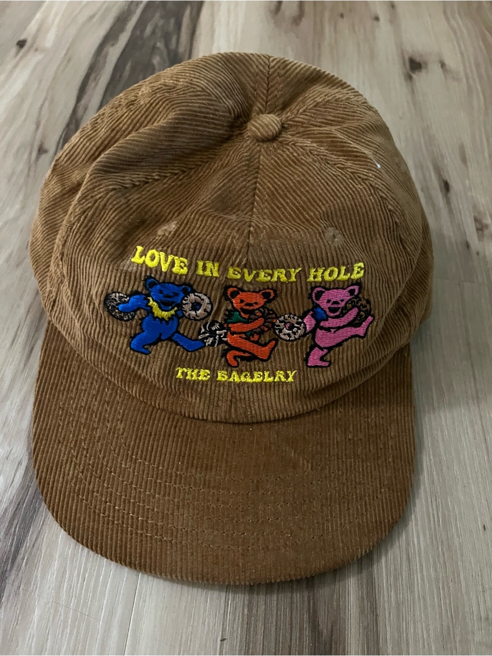 Grateful Dead Dancing Bear Corduroy Dancing Bear hat Port Authority